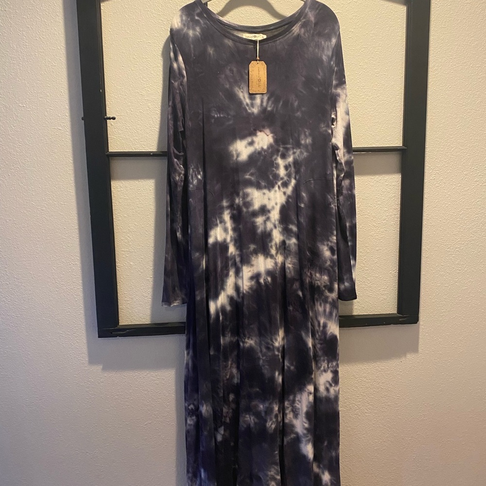 NWT Natural Life Tie Dye dress!